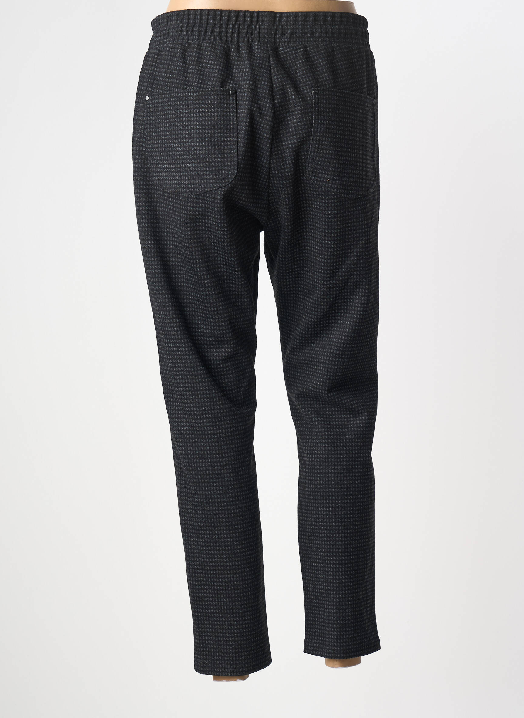 Pantalon drept elasticitate mărime normală negru TINTA femeie