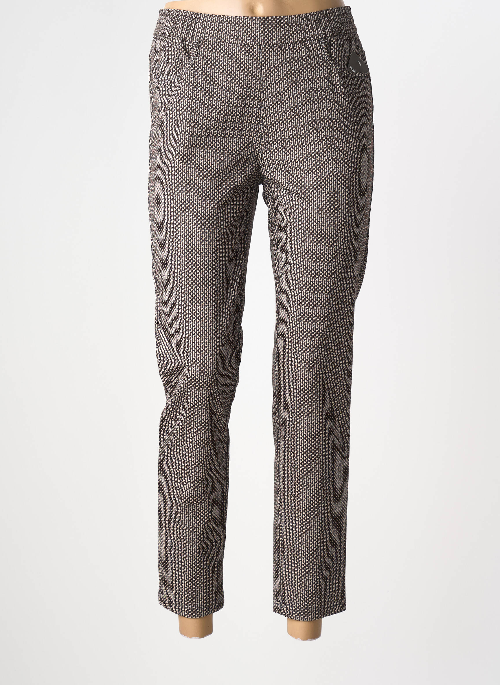 Pantalon 7/8 elasticitate mărime normală negru FRANK WALDER femeie