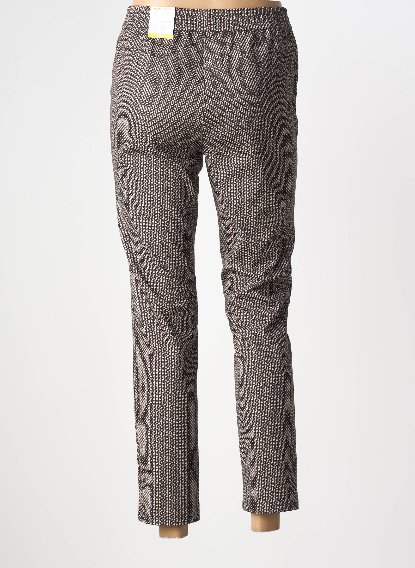 Pantalon 7/8 elasticitate mărime normală negru FRANK WALDER femeie