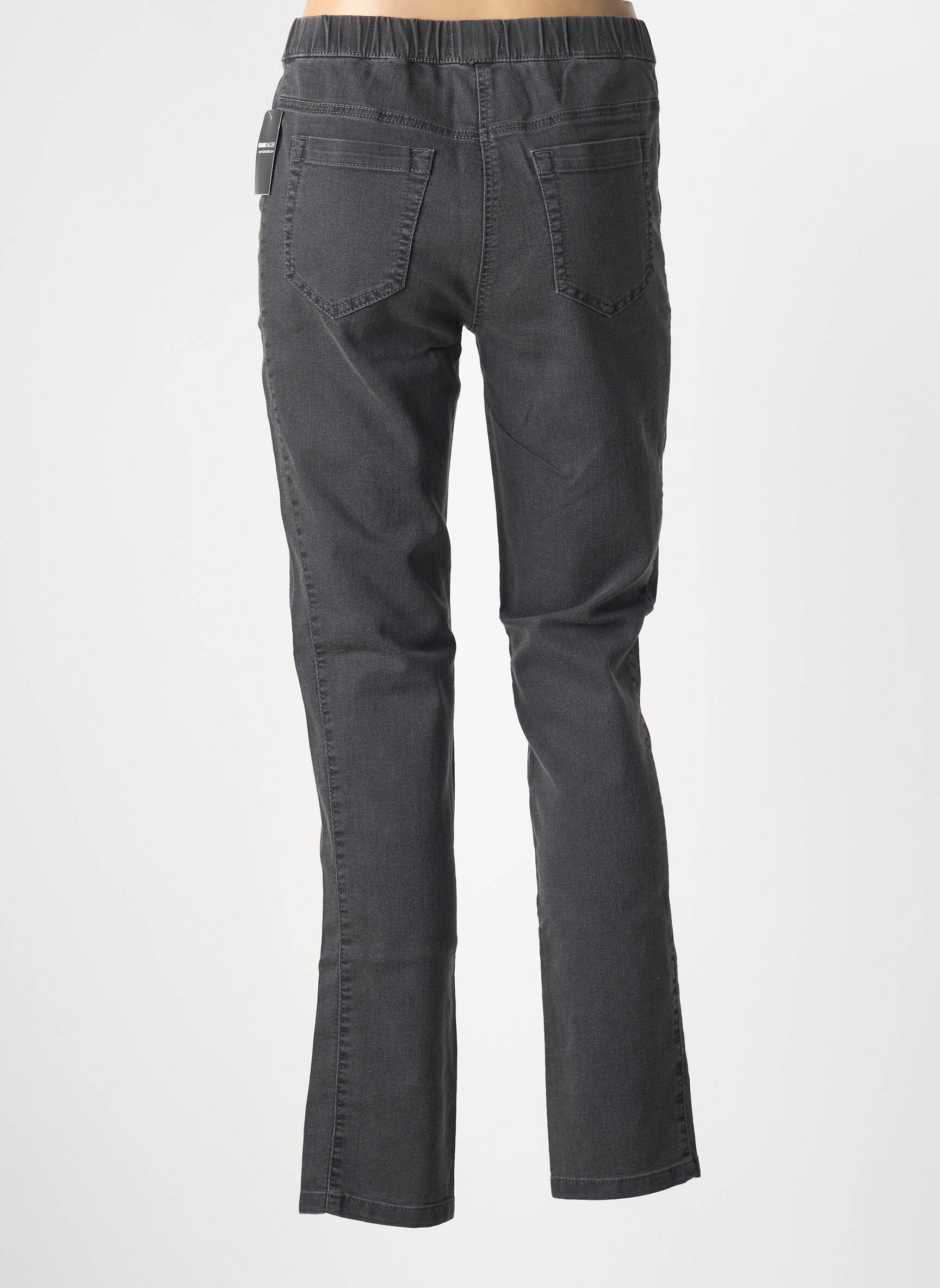 Jegging țesătură denim mărime normală gri FRANK WALDER femeie