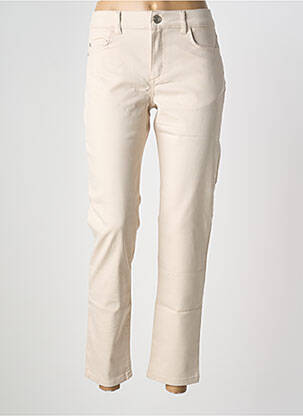Pantalon 7/8 elasticitate mărime normală bej DOLCEZZA femeie