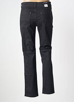 Pantalon slim țesătură poplin mărime normală negru ANNA MONTANA femeie