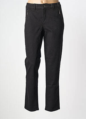 Pantalon drept elasticitate mărime normală negru ANNA MONTANA femeie