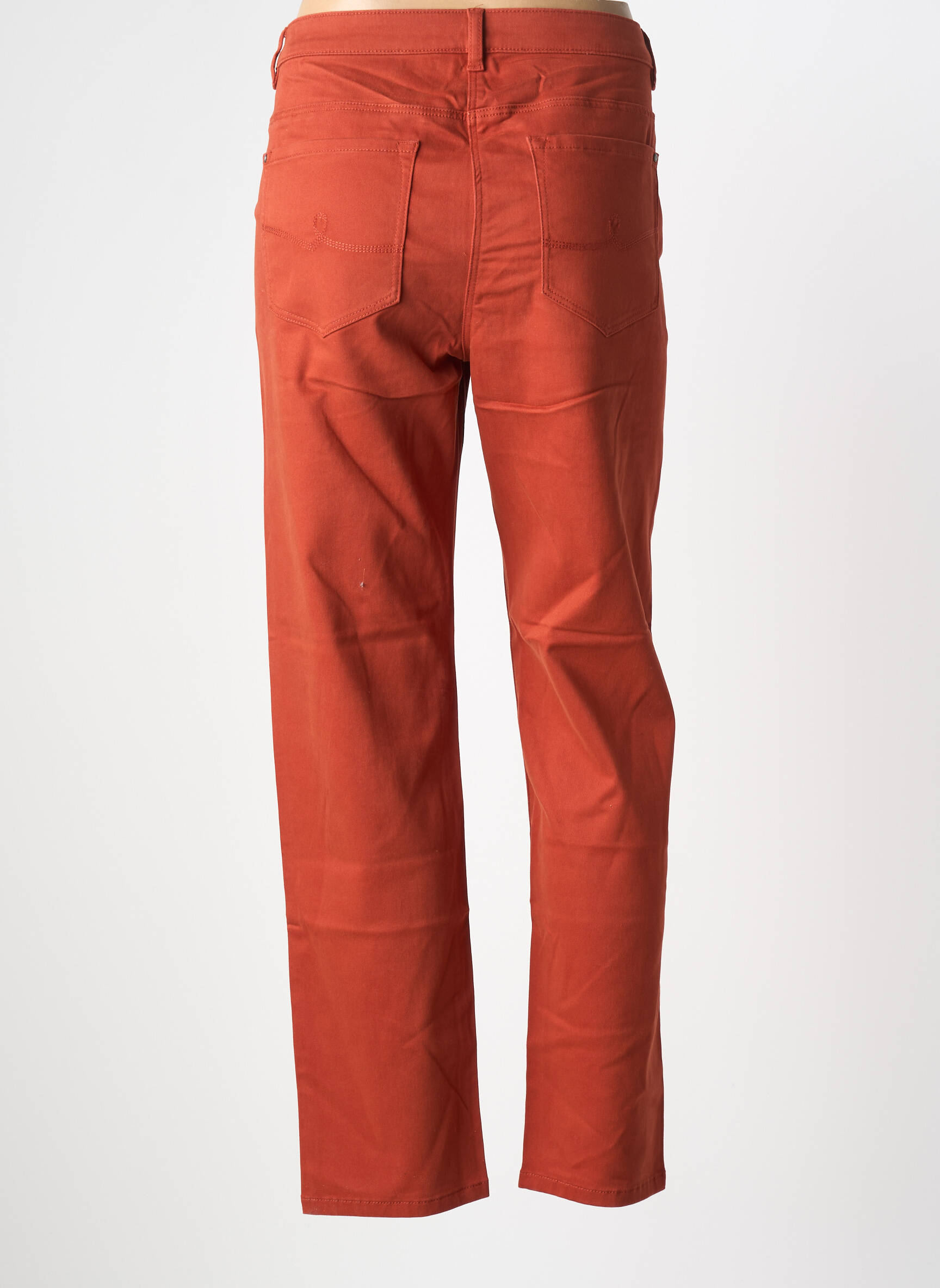 Pantalon drept elasticitate mărime normală portocaliu BARBARA LEBEK femeie