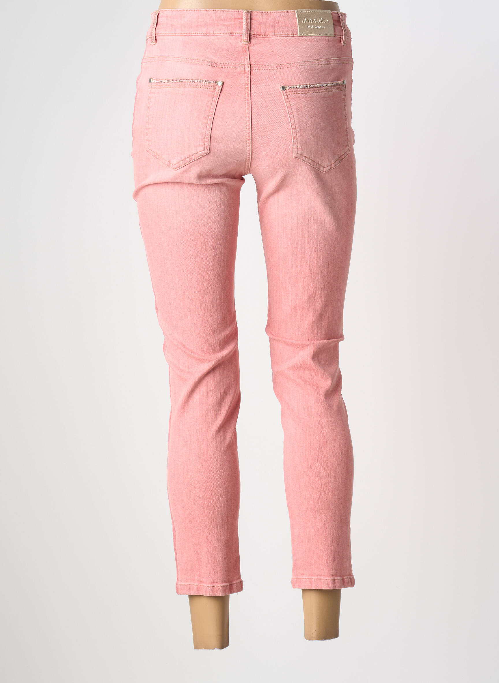 Pantalon 7/8 elasticitate mărime normală roz ANANKE femeie