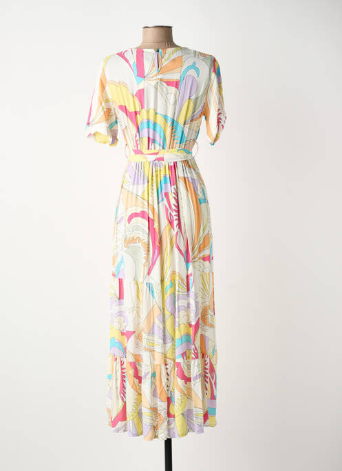 Rochie lungă alb COULEURS DU TEMPS femeie