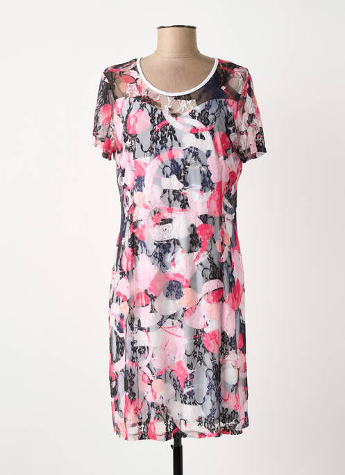 Rochie midi roz GUY DUBOUIS femeie