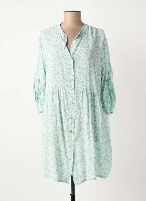 Rochie midi albastru COULEURS DU TEMPS femeie