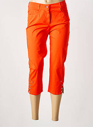 Pantalon trei sferturi portocaliu GUY DUBOUIS femeie