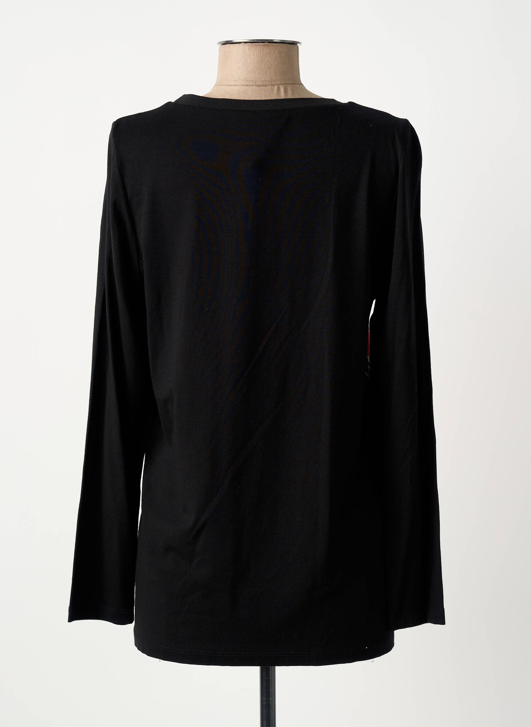 Tricou mâneci lungi mâneci lungi negru GUY DUBOUIS femeie