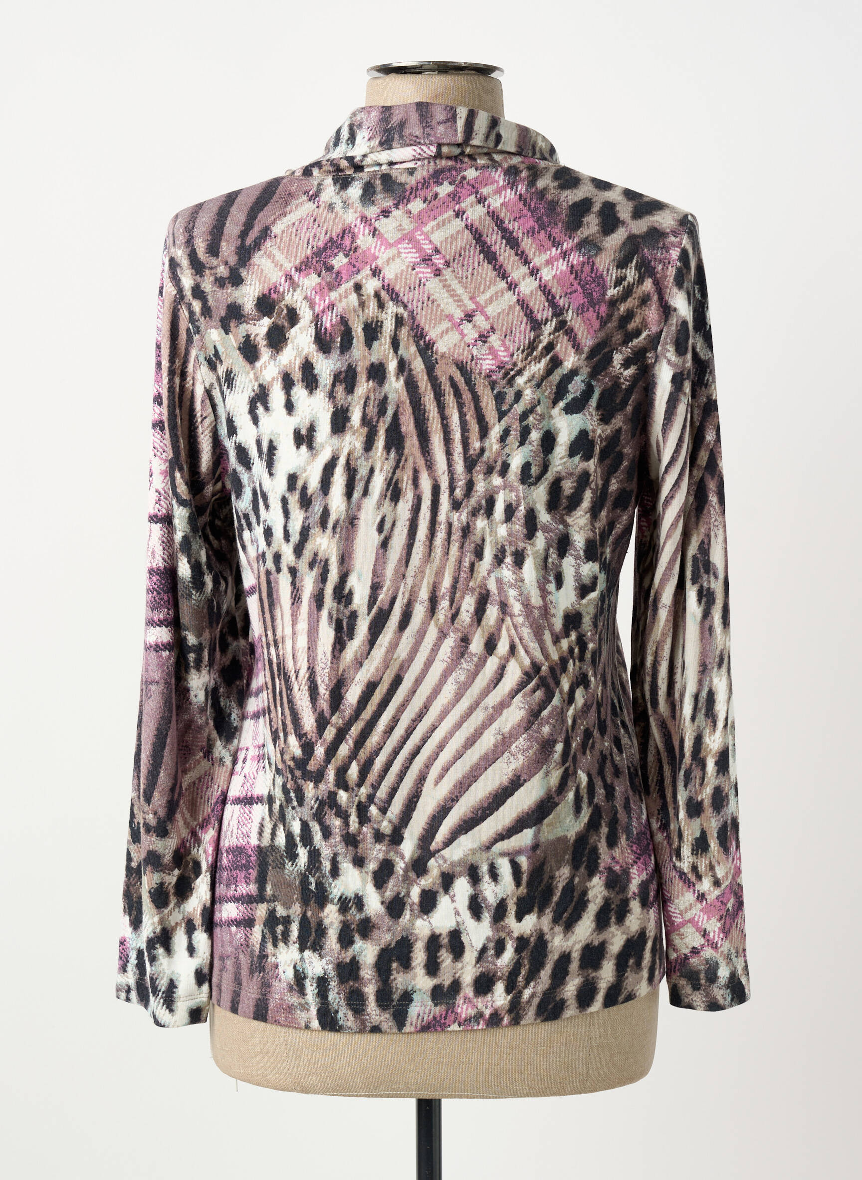 Tricou mâneci lungi mâneci lungi violet BARBARA LEBEK femeie