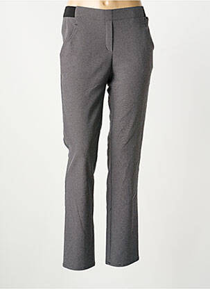 Pantalon slim talie elastică mărime normală negru FRANK WALDER femeie