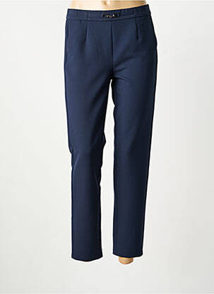 Pantalon 7/8 elasticitate mărime normală albastru FRANK WALDER femeie