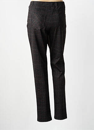 Pantalon slim talie elastică mărime normală gri GUY DUBOUIS femeie