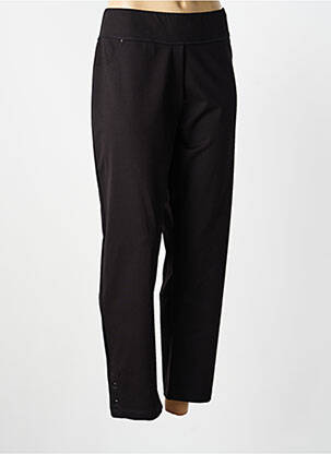 Pantalon drept elasticitate mărime normală negru DOLCEZZA femeie