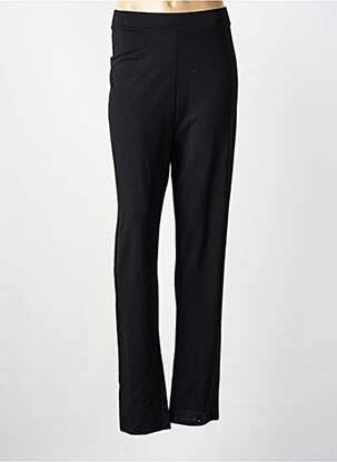 Pantalon slim talie elastică mărime normală negru FUEGOLITA femeie