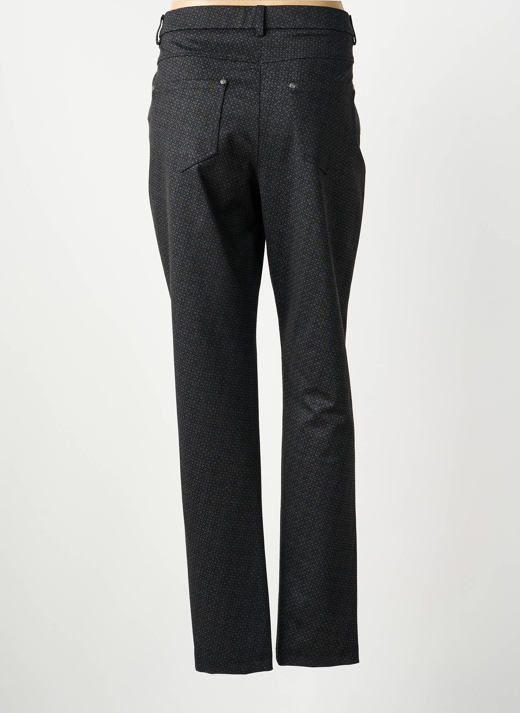 Pantalon slim țesătură poplin mărime normală gri GUY DUBOUIS femeie