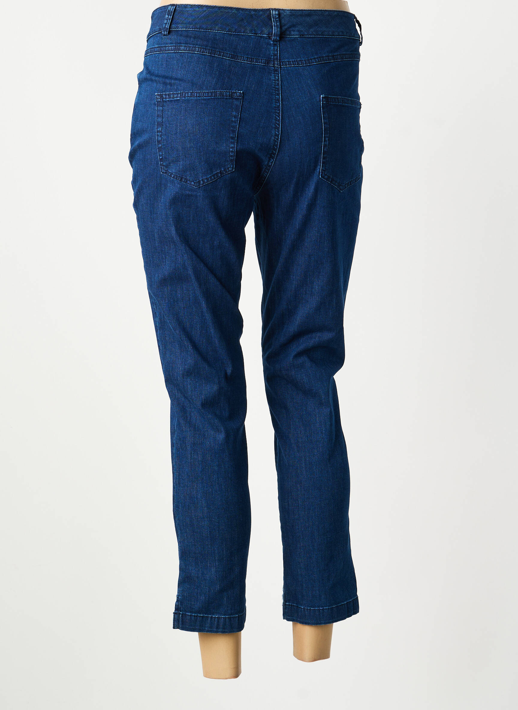 Pantalon 7/8 elasticitate mărime normală albastru ANANKE femeie