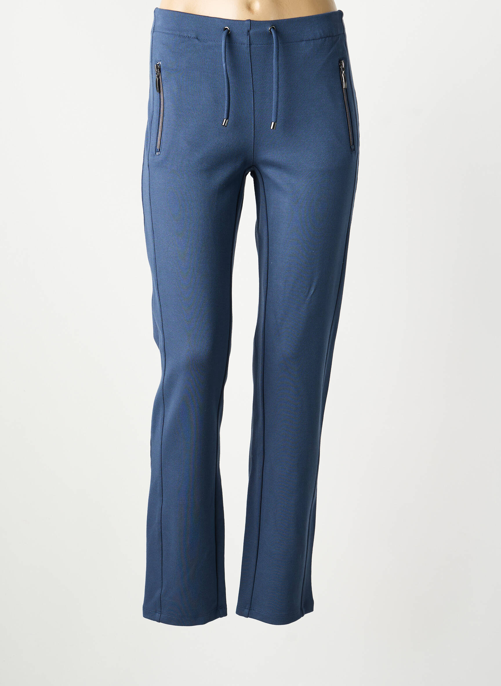 Pantalon drept elasticitate mărime normală albastru BARBARA LEBEK femeie