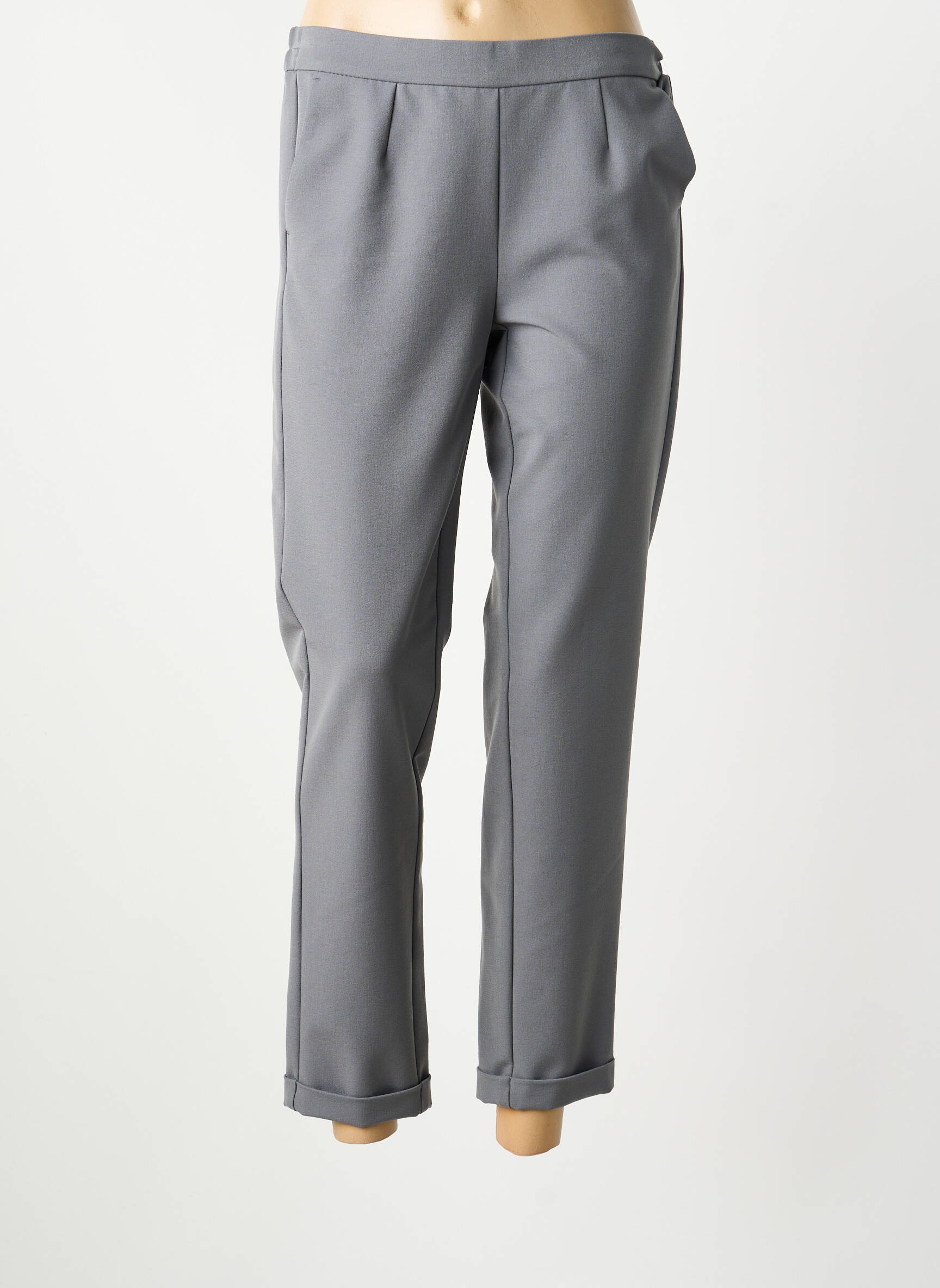 Pantalon 7/8 elasticitate mărime normală gri FRANK WALDER femeie