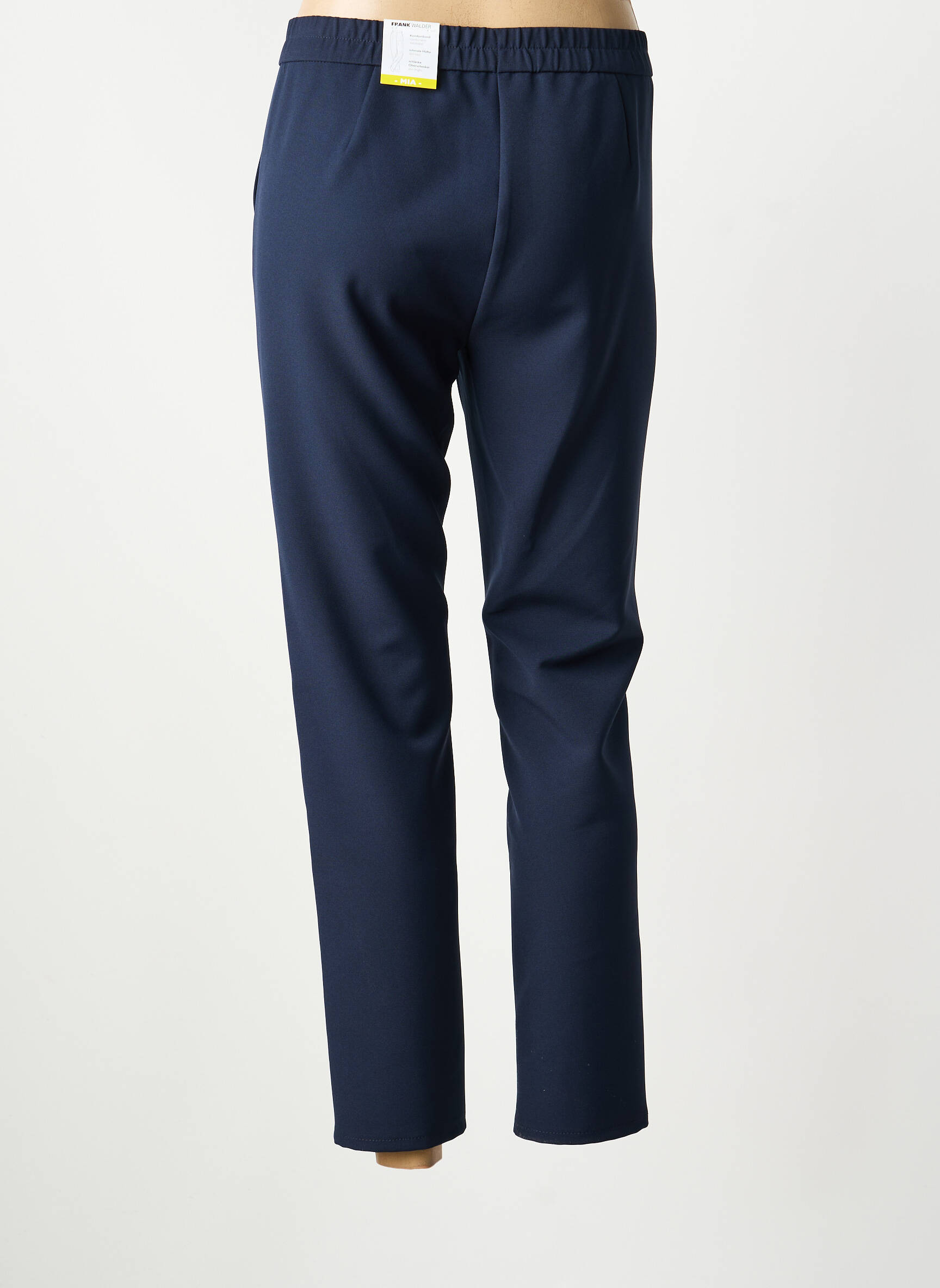 Pantalon 7/8 elasticitate mărime normală albastru FRANK WALDER femeie