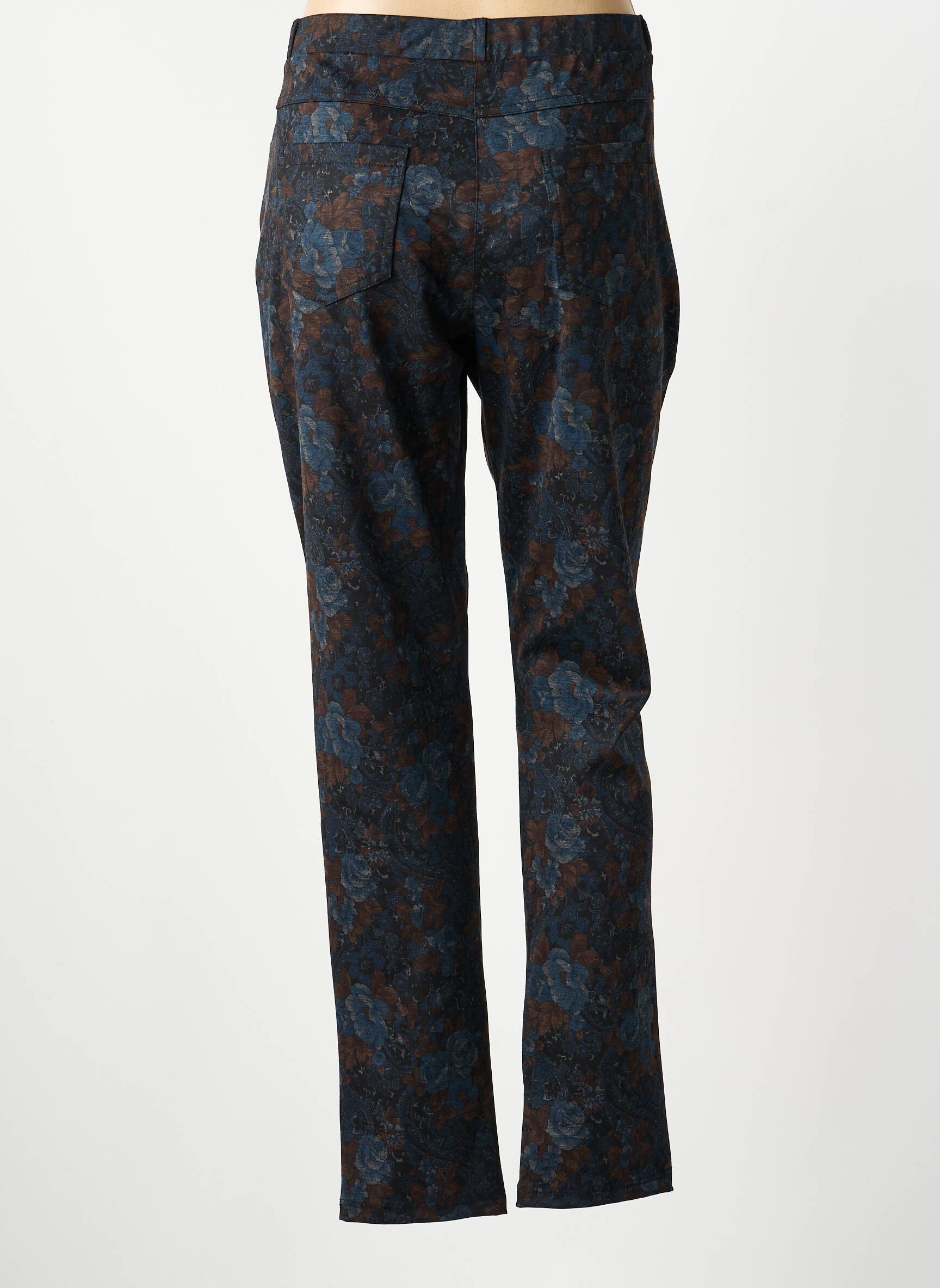 Pantalon slim talie elastică mărime normală negru GUY DUBOUIS femeie