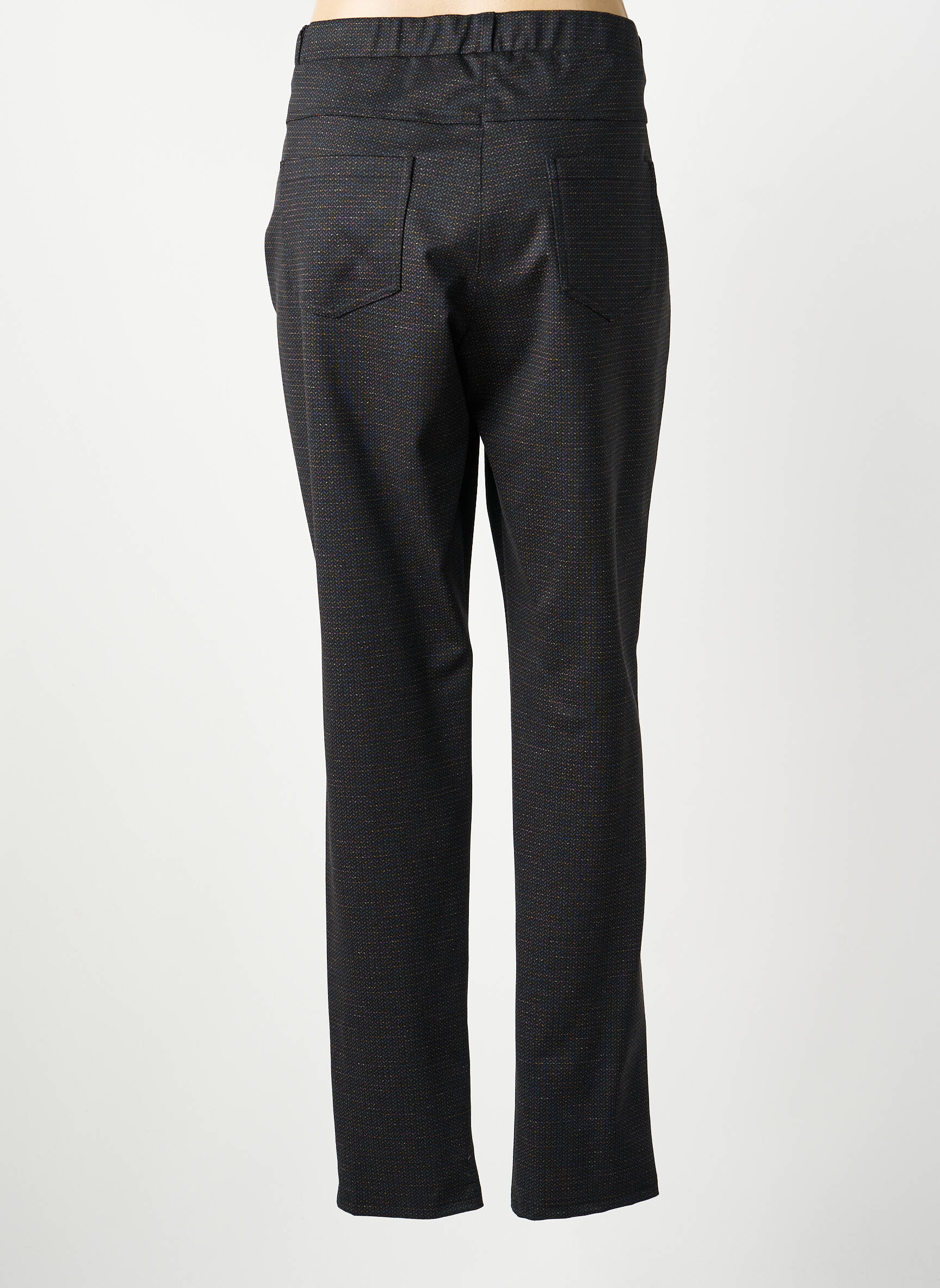 Pantalon slim talie elastică mărime normală negru GUY DUBOUIS femeie
