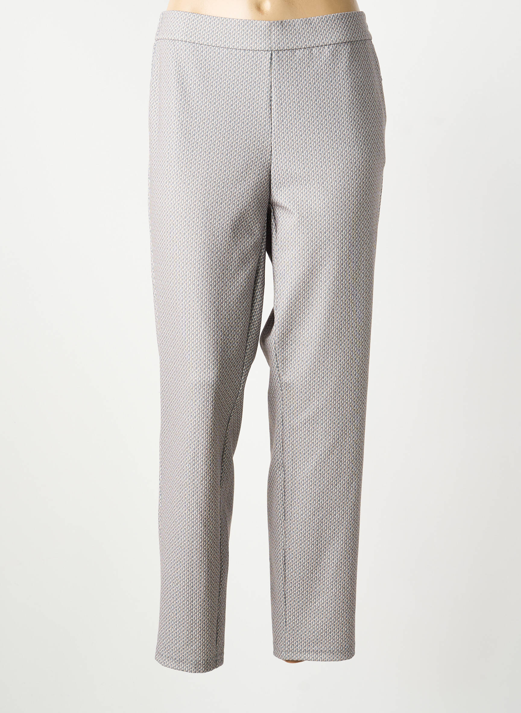 Pantalon drept elasticitate mărime normală gri FRANK WALDER femeie