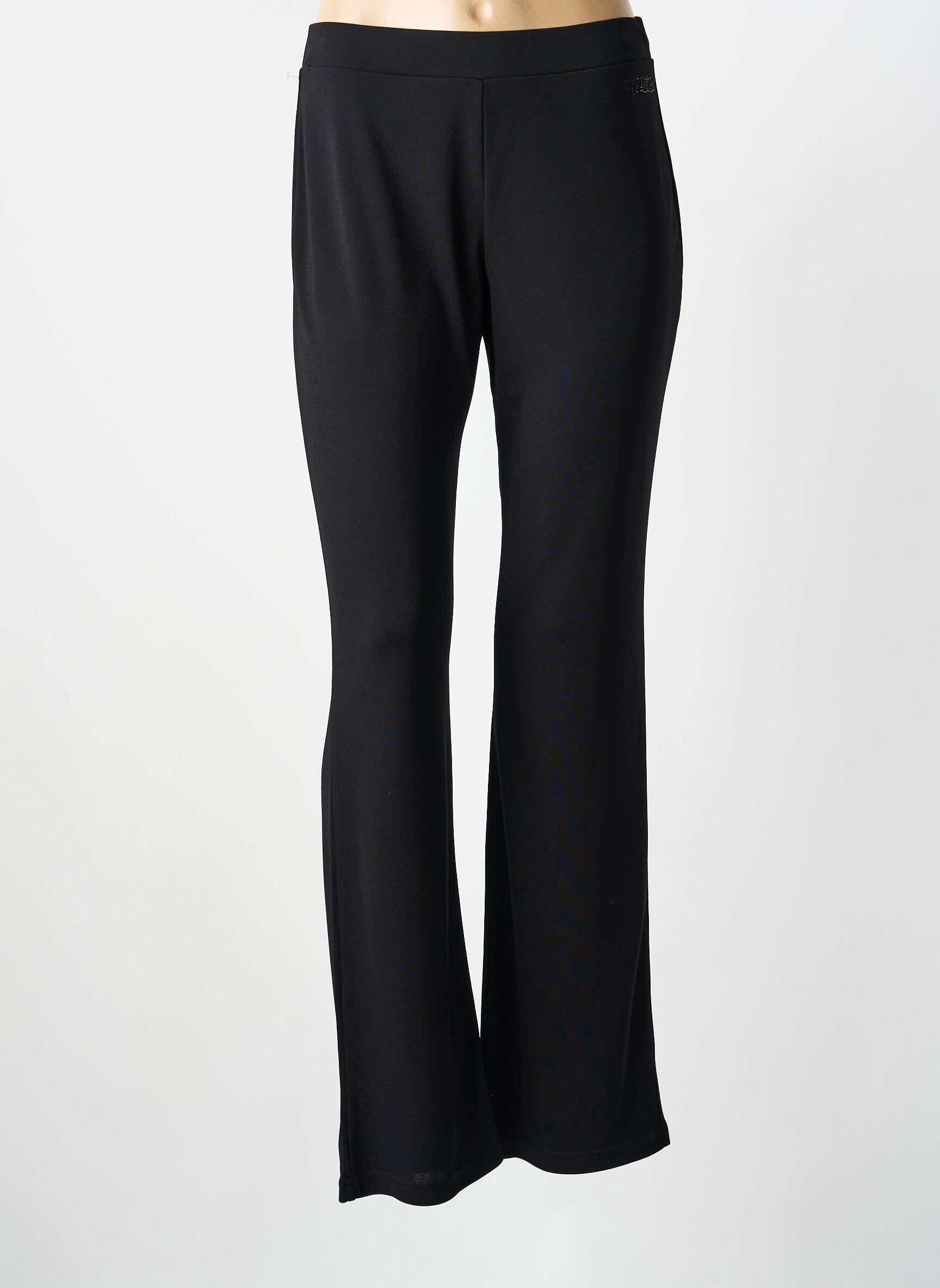 Pantalon drept elasticitate mărime normală negru FUEGOLITA femeie