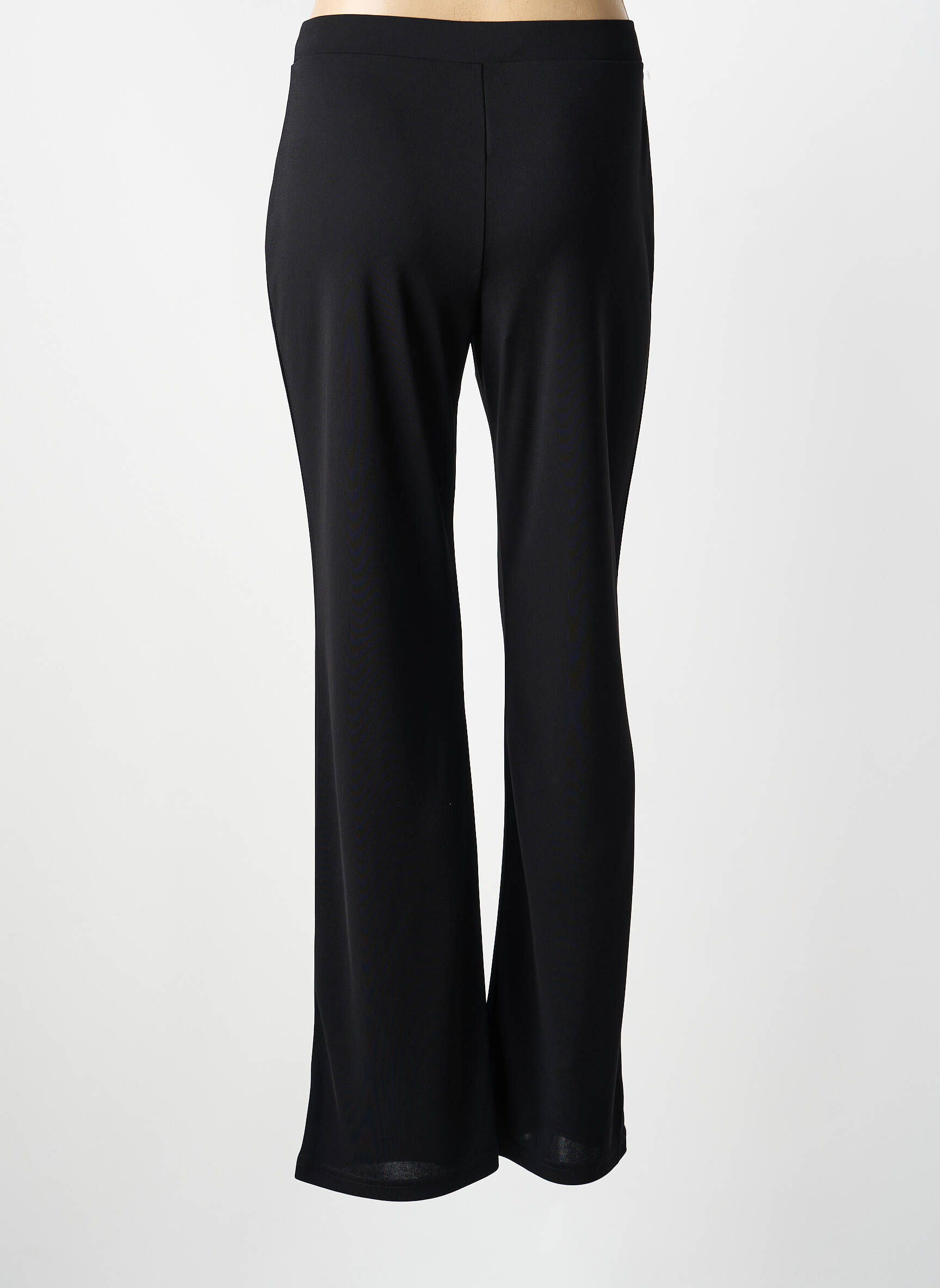 Pantalon drept elasticitate mărime normală negru FUEGOLITA femeie