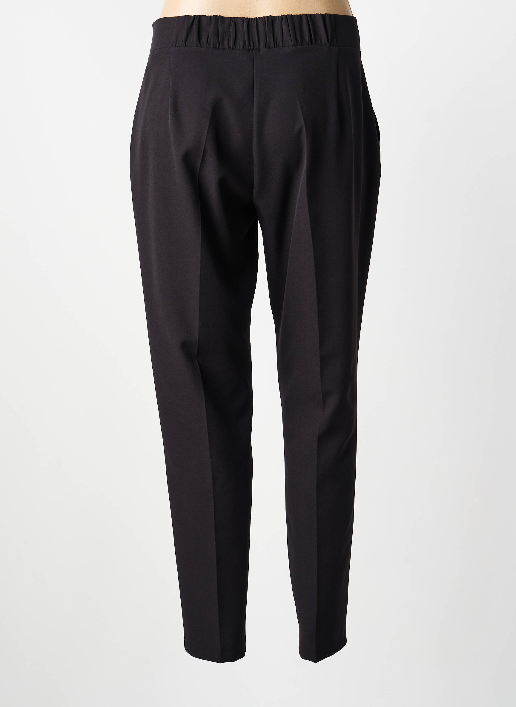 Pantalon slim talie elastică mărime normală negru GREGORY PAT femeie