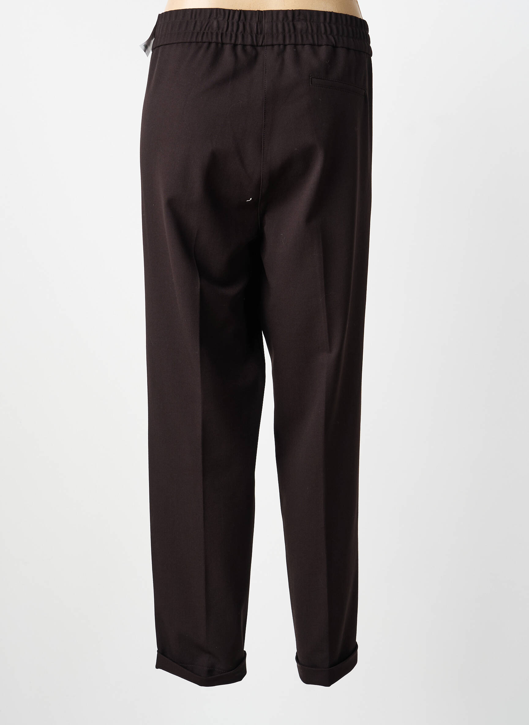 Pantalon drept elasticitate mărime normală negru FRANK WALDER femeie