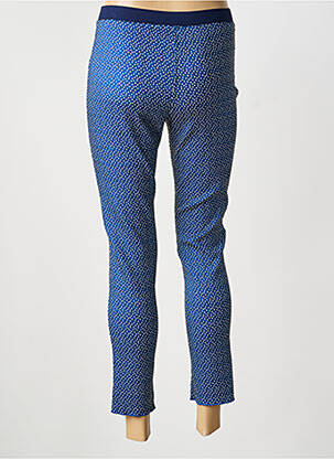 Pantalon slim talie elastică mărime normală albastru GUY DUBOUIS femeie