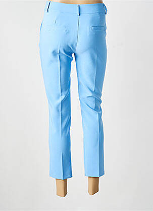 Pantalon 7/8 elasticitate mărime normală albastru COULEURS DU TEMPS femeie