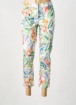 Pantalon 7/8 alb GUY DUBOUIS femeie