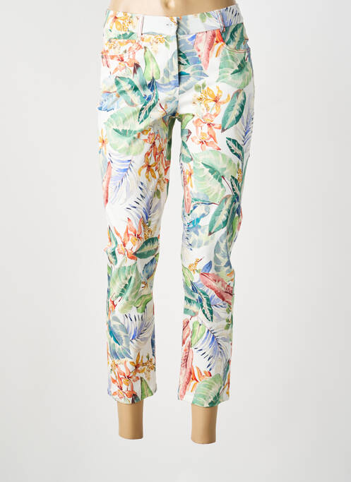 Pantalon 7/8 alb GUY DUBOUIS femeie