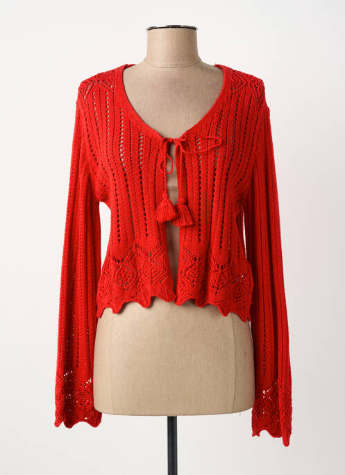 Vestă cu mâneci lungi roșu MERI & ESCA femeie