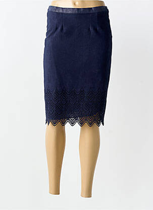 Fustă midi albastru JUMFIL femeie