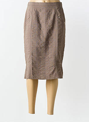 Fustă midi maro IMPULSION femeie