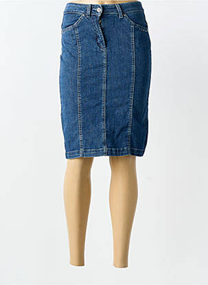 Fustă midi albastru GUY DUBOUIS femeie