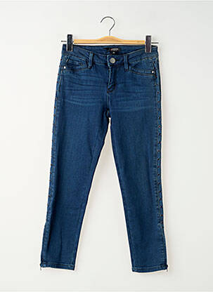 Pantalon trei sferturi albastru MORGAN femeie