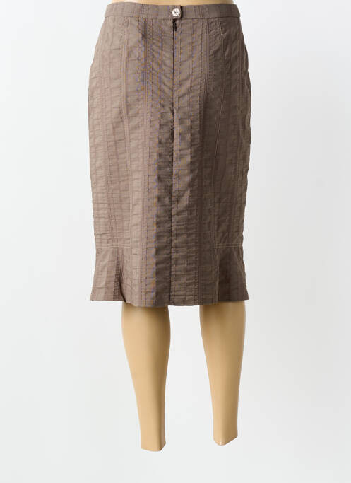 Fustă midi maro FRANCE RIVOIRE femeie