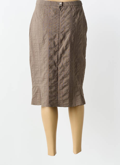 Fustă midi maro IMPULSION femeie