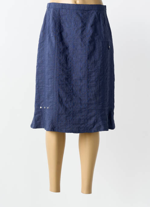 Fustă midi albastru GUY DUBOUIS femeie