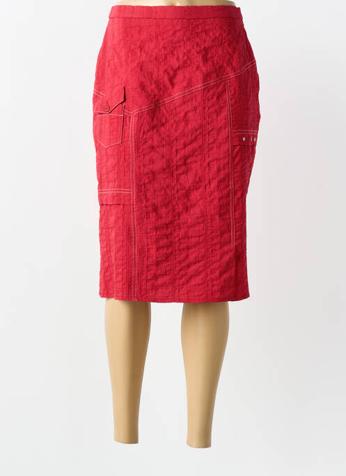 Fustă midi roșu GUY DUBOUIS femeie