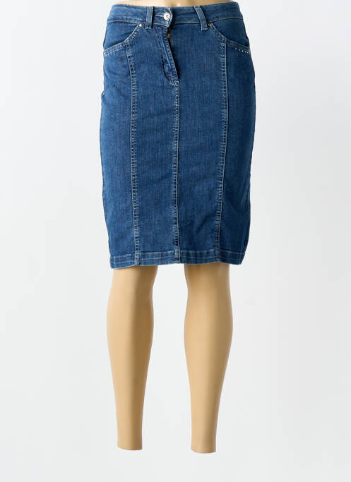 Fustă midi albastru GUY DUBOUIS femeie