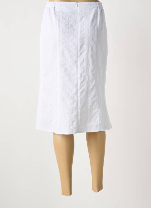 Fustă midi alb GUY DUBOUIS femeie