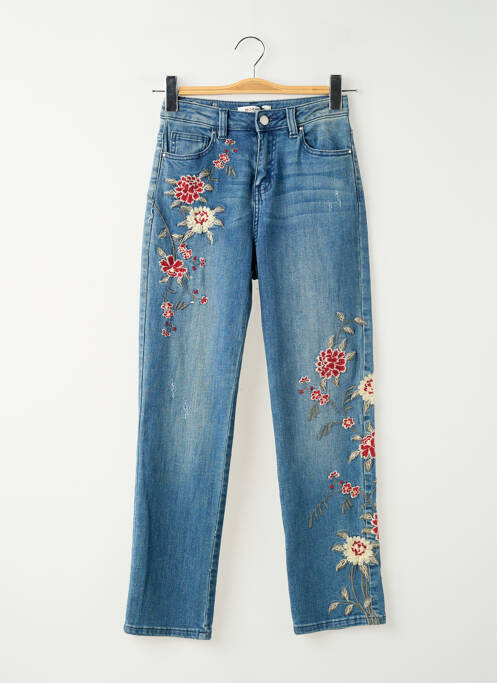 Blugi cu croială slim albastru MORGAN femeie