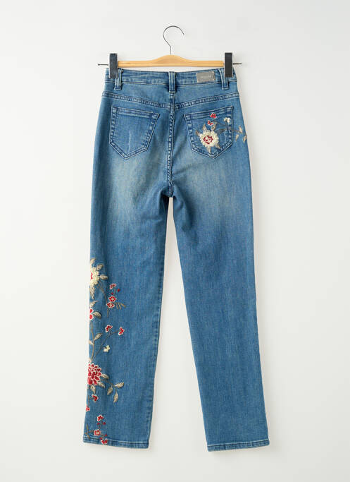 Blugi cu croială slim albastru MORGAN femeie