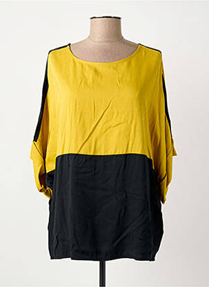 Tunică mâneci lungi galben COULEURS DU TEMPS femeie